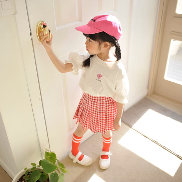 MOMO ANN - Korean Children Fashion - #Kfashion4kids - Hear Smocked Tee - 3