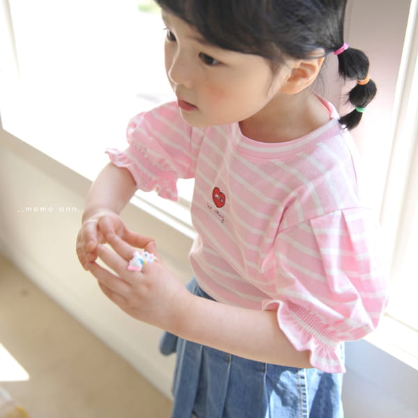 MOMO ANN - Korean Children Fashion - #Kfashion4kids - Hear Smocked Tee - 4