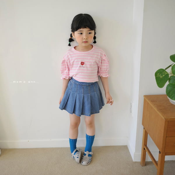 MOMO ANN - Korean Children Fashion - #Kfashion4kids - Hear Smocked Tee - 5