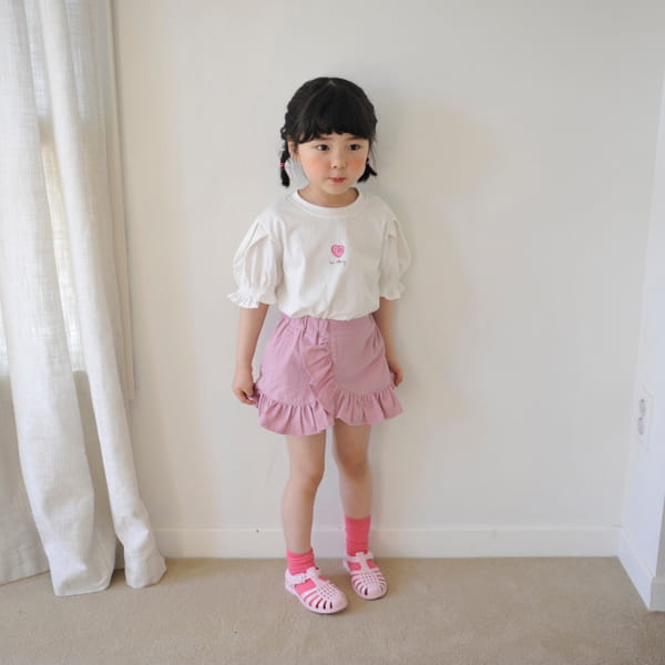 MOMO ANN - Korean Children Fashion - #Kfashion4kids - Hear Smocked Tee - 7