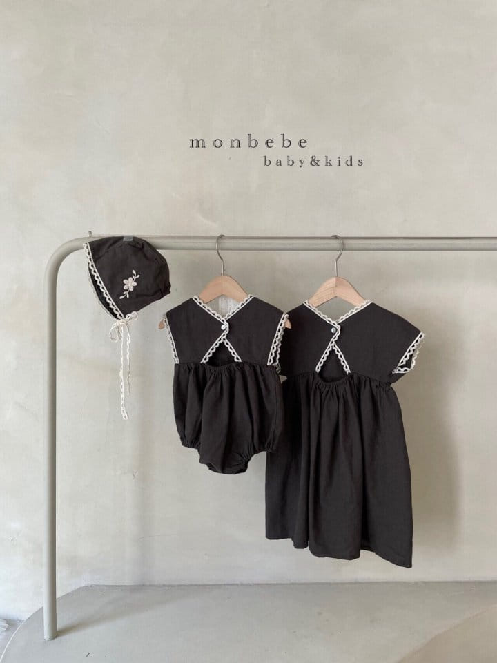 MONBEBE - Korean Children Fashion - #Kfashion4kids - Linen Embroidery One-piece - 9