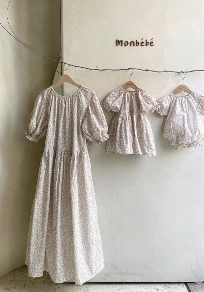 MONBEBE - Korean Children Fashion - #Kfashion4kids - Mom Floral One-piece - 9