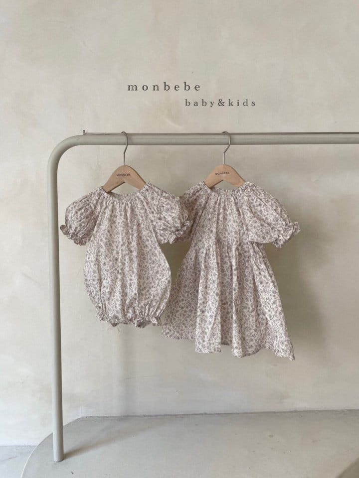 MONBEBE - Korean Children Fashion - #Kfashion4kids - Floral One-piece - 7