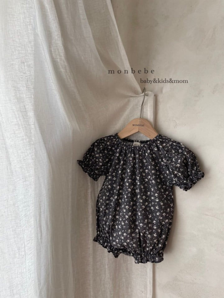 MONBEBE - Korean Children Fashion - #Kfashion4kids - Floral Bodysuit - 3