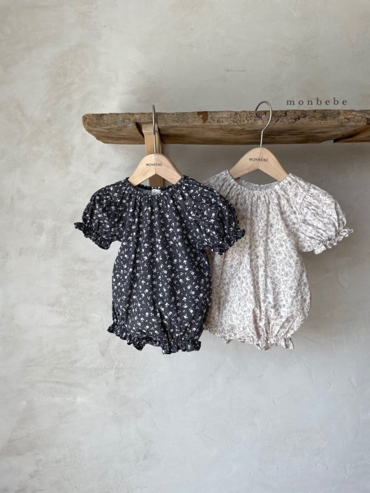 MONBEBE - Korean Children Fashion - #Kfashion4kids - Floral Bodysuit - 6