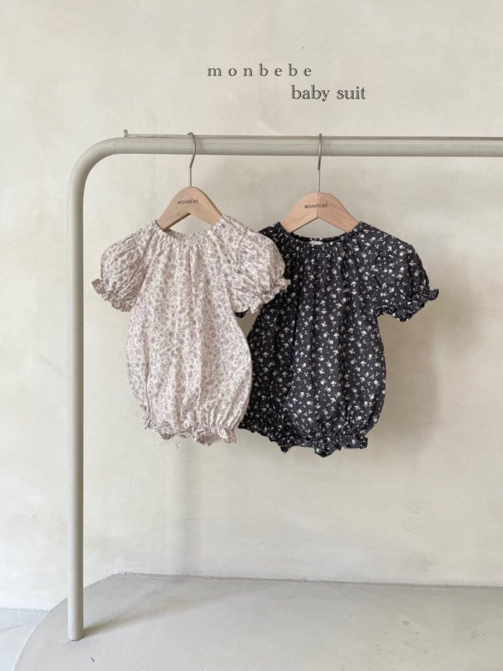MONBEBE - Korean Children Fashion - #Kfashion4kids - Floral Bodysuit - 9