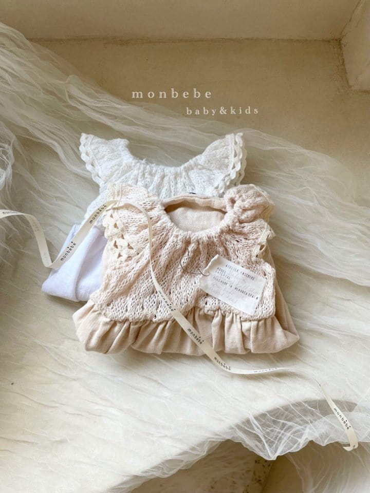 MONBEBE - Korean Children Fashion - #Kfashion4kids - Knit Linen Bodysuit