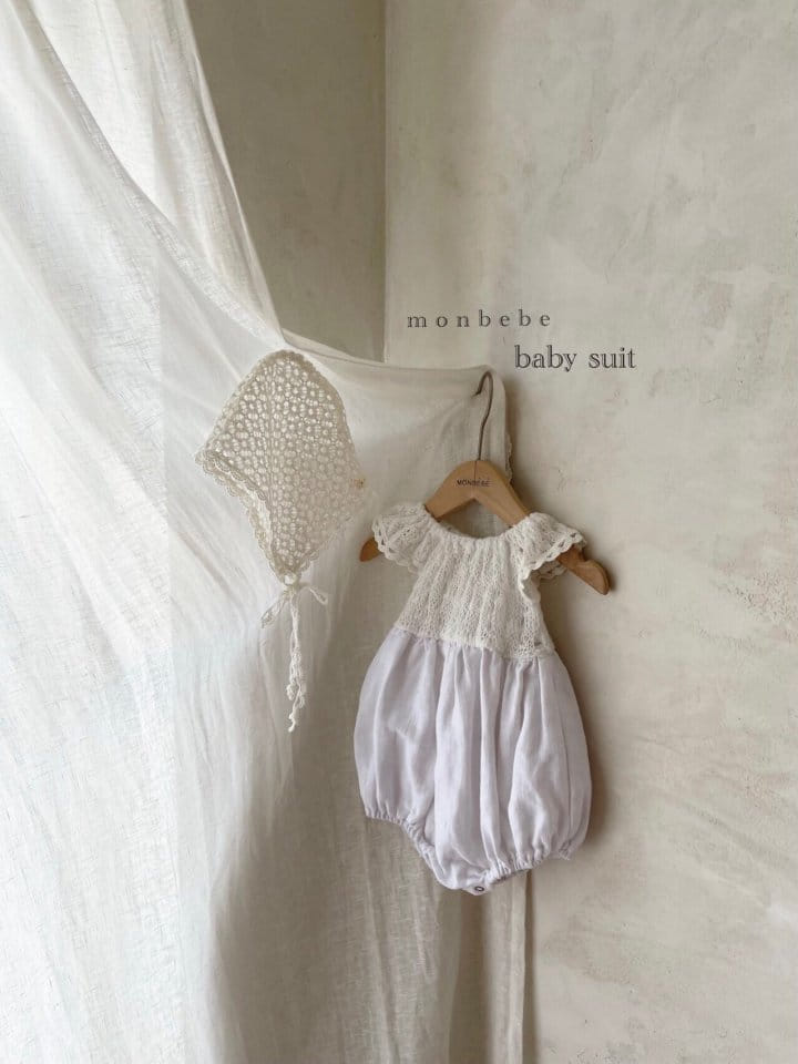 MONBEBE - Korean Children Fashion - #Kfashion4kids - Knit Linen Bodysuit - 2