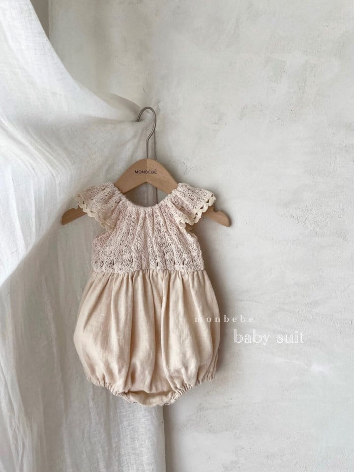 MONBEBE - Korean Children Fashion - #Kfashion4kids - Knit Linen Bodysuit - 7