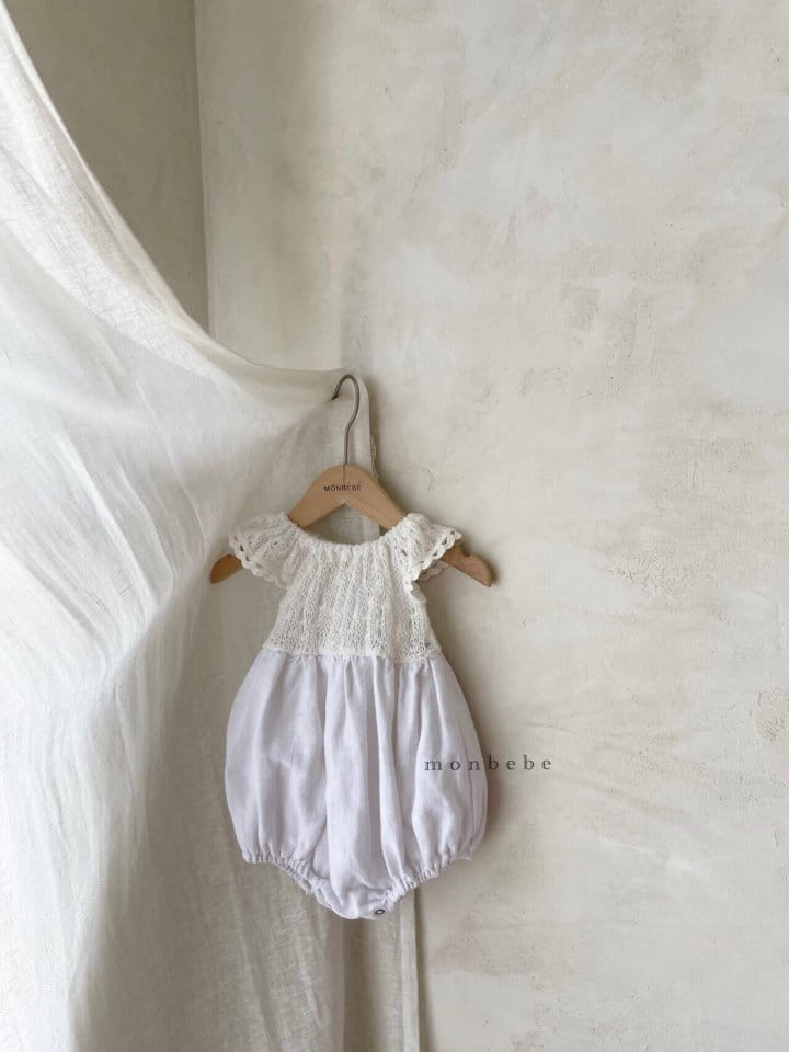 MONBEBE - Korean Children Fashion - #Kfashion4kids - Knit Linen Bodysuit - 8