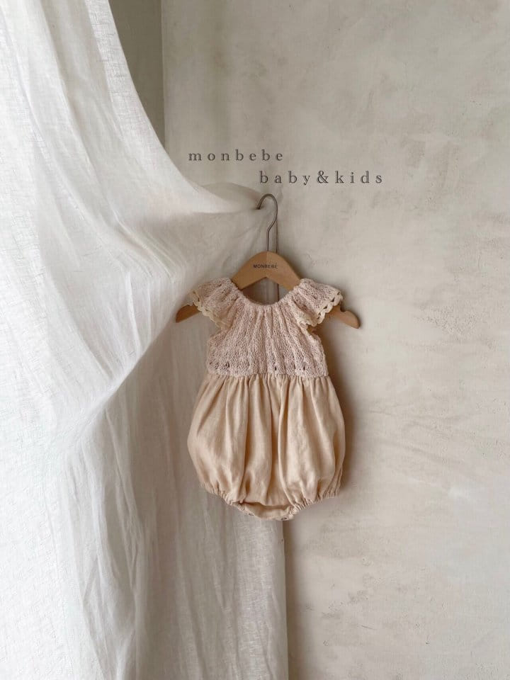 MONBEBE - Korean Children Fashion - #Kfashion4kids - Knit Linen Bodysuit - 9