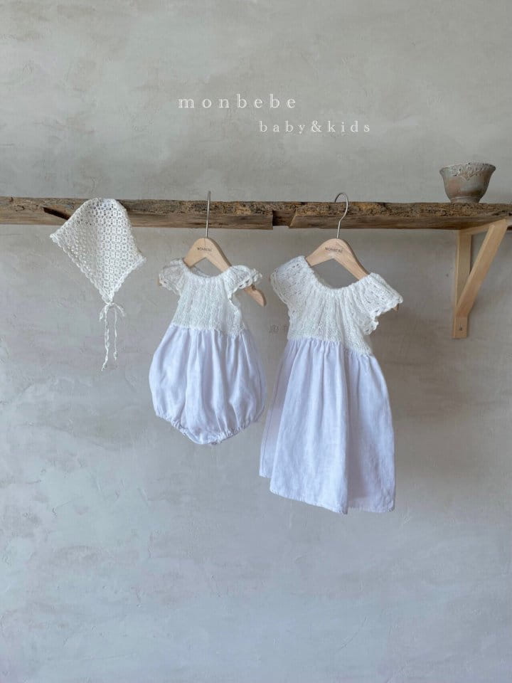 MONBEBE - Korean Children Fashion - #Kfashion4kids - Knit Linen One-piece - 12
