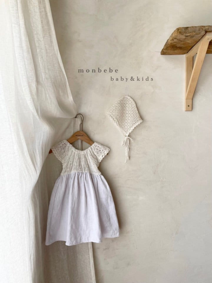 MONBEBE - Korean Children Fashion - #Kfashion4kids - Knit Linen One-piece - 2