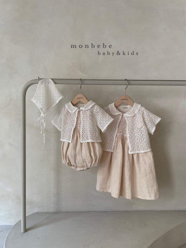 MONBEBE - Korean Children Fashion - #Kfashion4kids - Knit Linen One-piece - 4