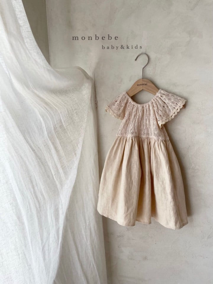 MONBEBE - Korean Children Fashion - #Kfashion4kids - Knit Linen One-piece - 8