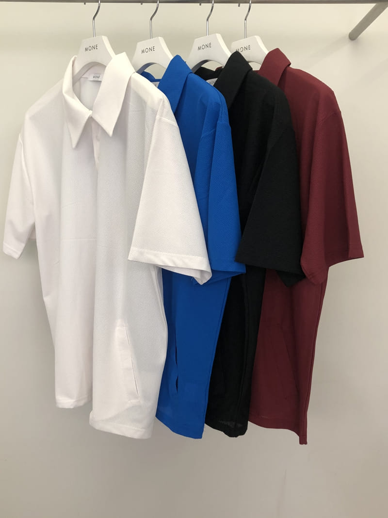 MONE - Korean Children Fashion - #Kfashion4kids - Bumpi Mash Pocket Collar Tee - 4