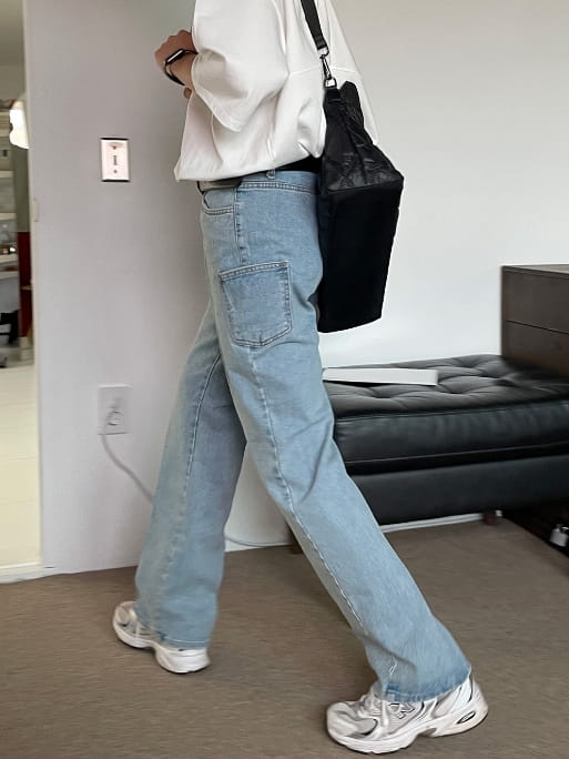 MONE - Korean Children Fashion - #Kfashion4kids - Side Pocket Jeans