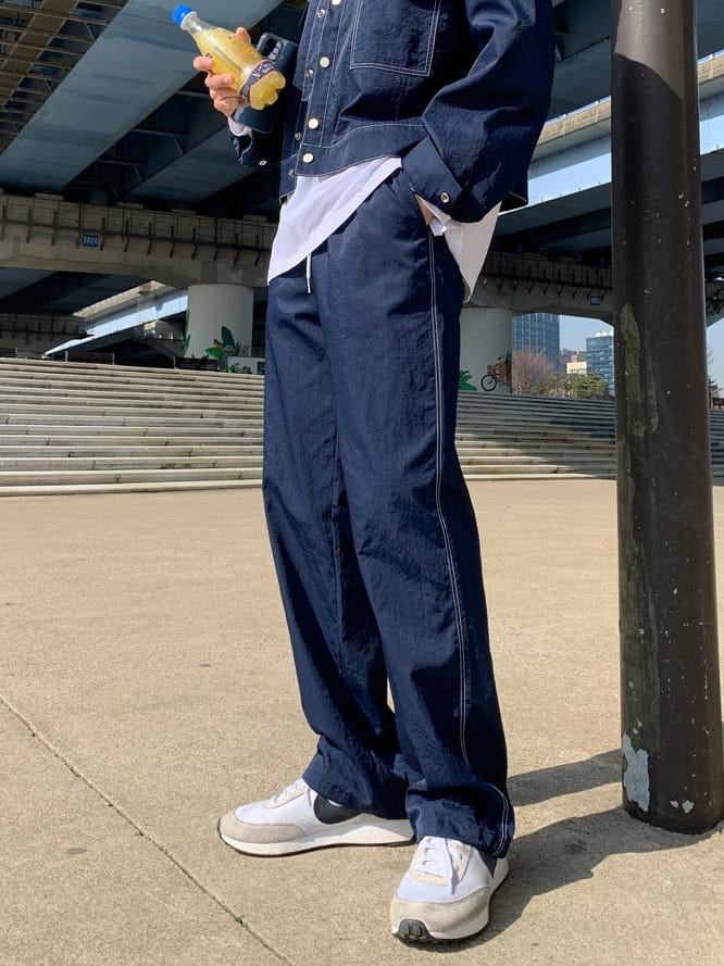 MONE - Korean Children Fashion - #Kfashion4kids - Y Stitch String Pants