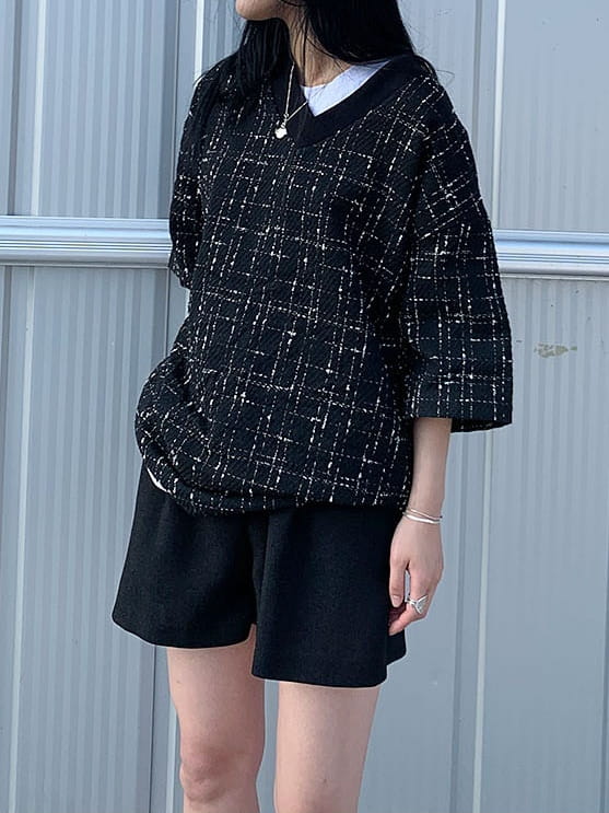 MONE - Korean Children Fashion - #Kfashion4kids - Patra Tweed Tee - 2