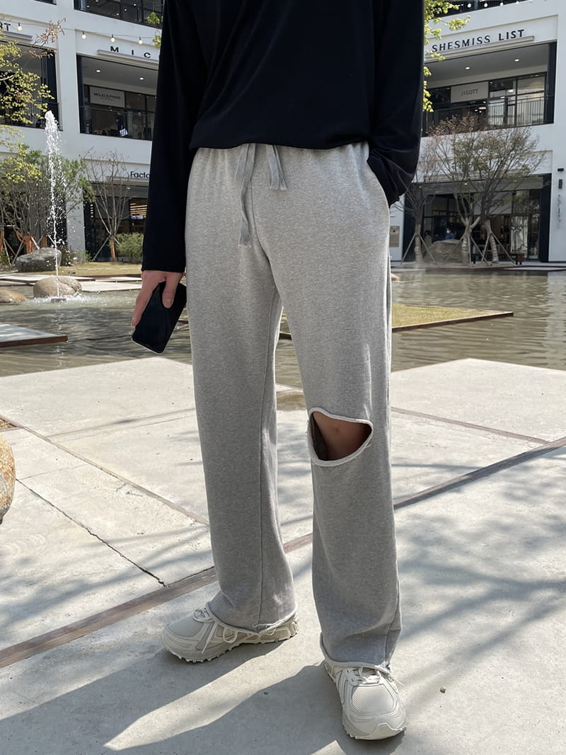 MONE - Korean Children Fashion - #Kfashion4kids - Panda Cutting Tery Pants
