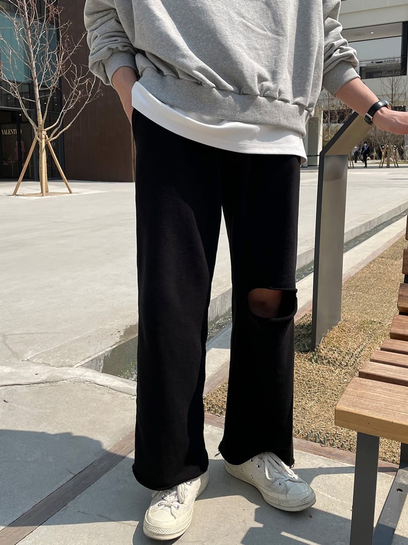 MONE - Korean Children Fashion - #Kfashion4kids - Panda Cutting Tery Pants - 3