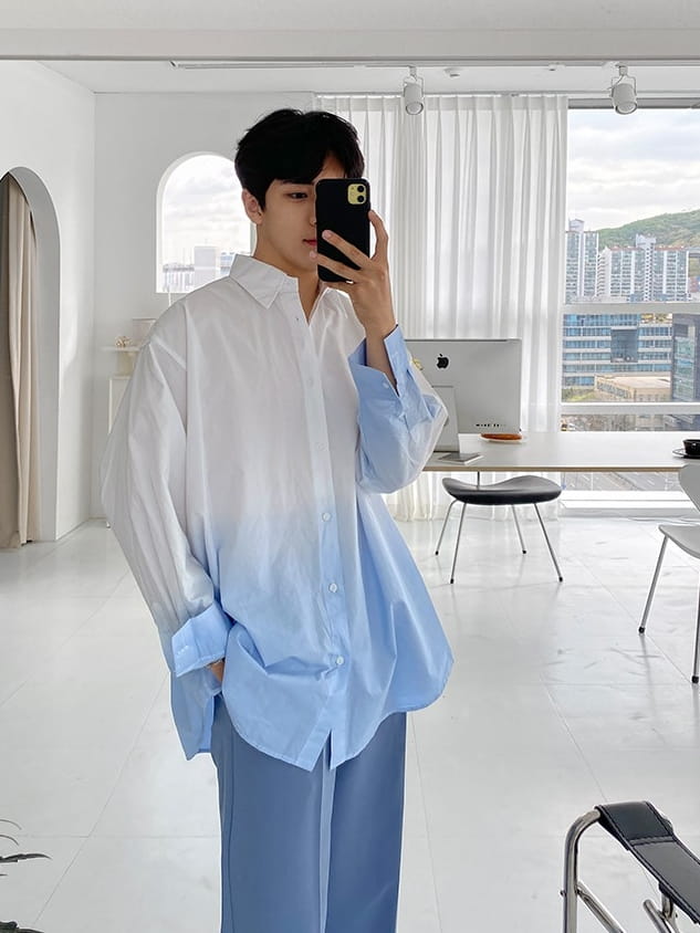 MONE - Korean Children Fashion - #Kfashion4kids - Gradation Shirt
