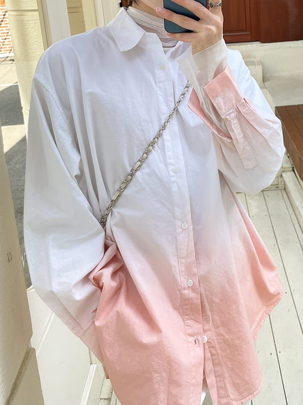 MONE - Korean Children Fashion - #Kfashion4kids - Gradation Shirt - 3