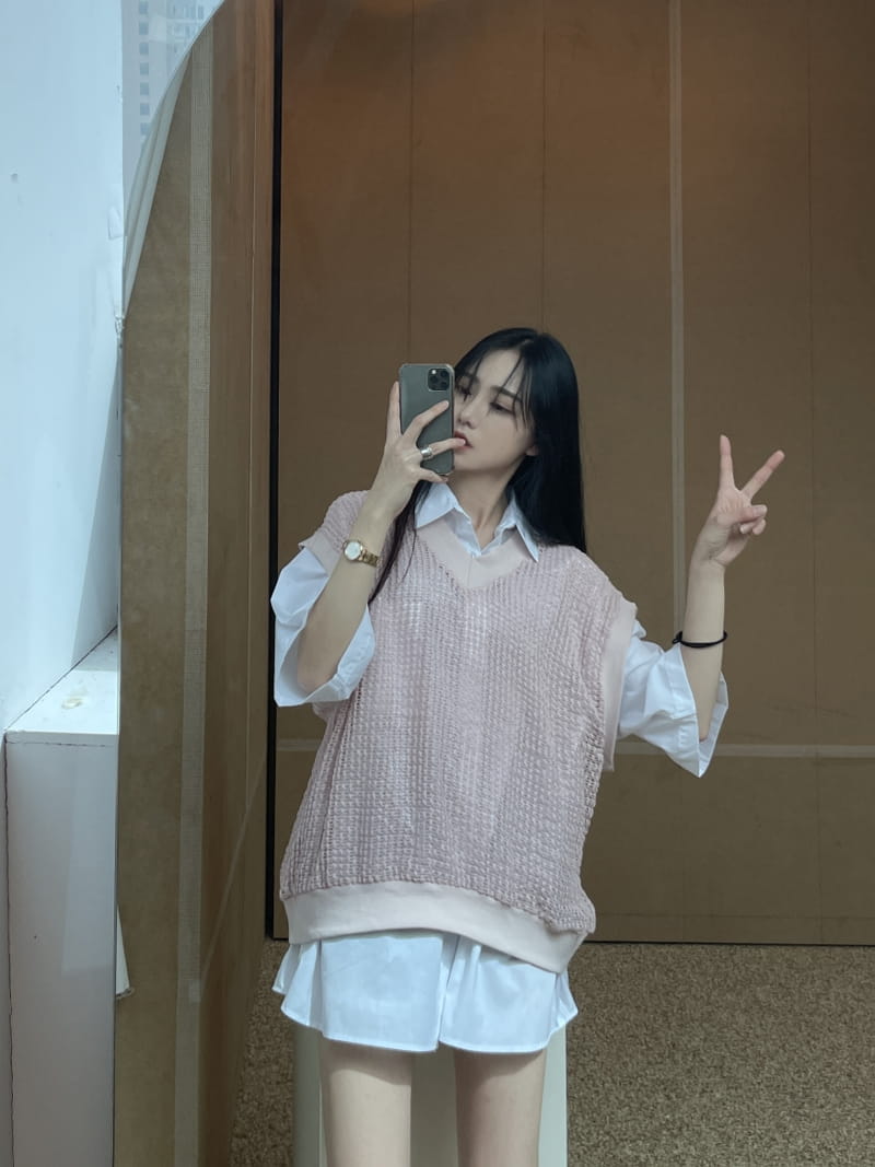 MONE - Korean Children Fashion - #Kfashion4kids - Ren Square Sleeveless - 2