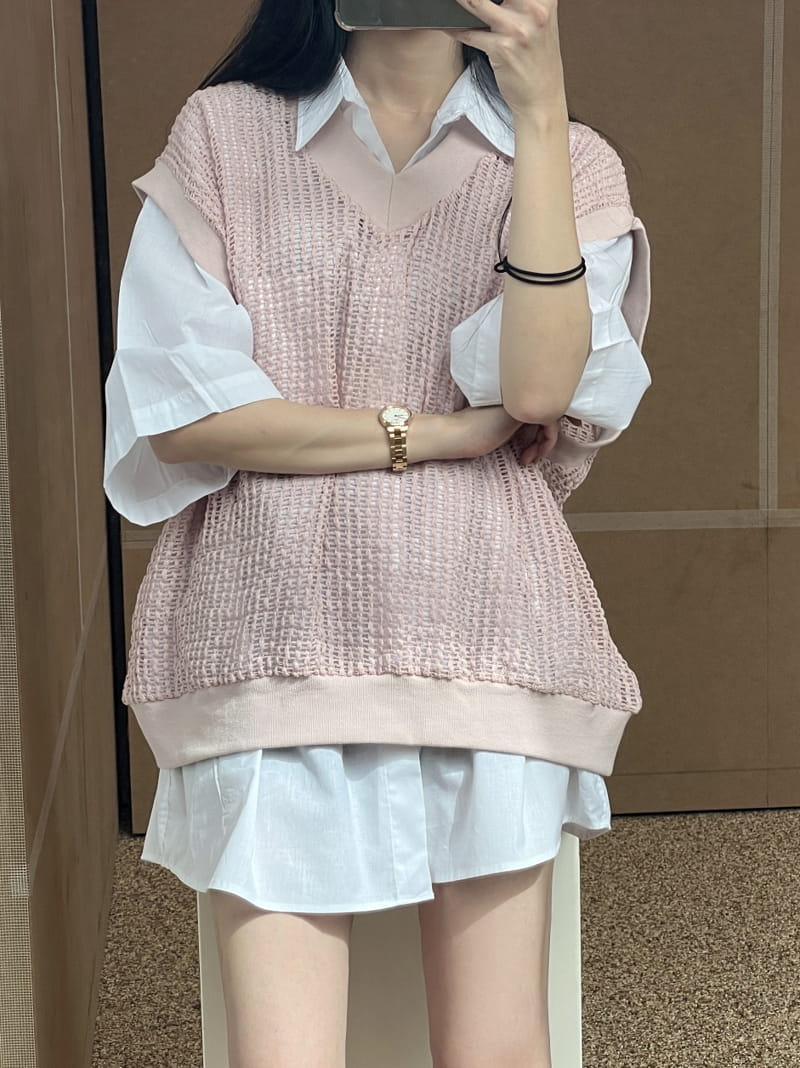 MONE - Korean Children Fashion - #Kfashion4kids - Ren Square Sleeveless - 3