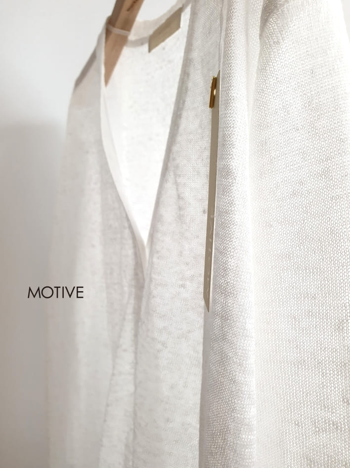 MOTIVE - Korean Children Fashion - #Kfashion4kids - Linen Mini Cardigan - 3