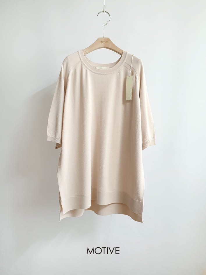 MOTIVE  - Korean Children Fashion - #Kfashion4kids - Big Size Easy Summer Round Tee