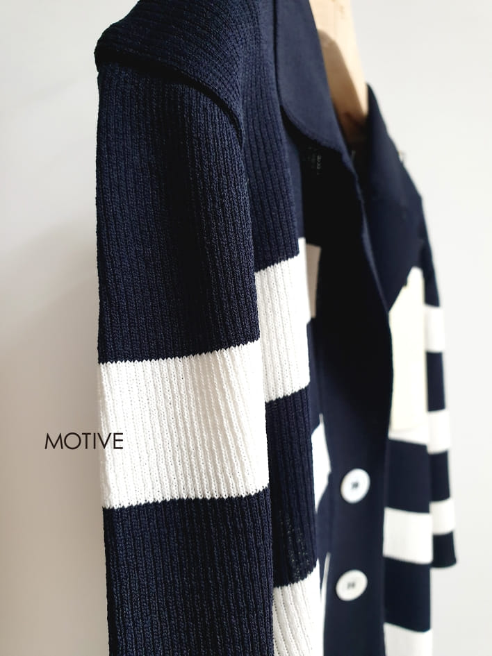MOTIVE  - Korean Children Fashion - #Kfashion4kids - Crew Stripes Tee - 4