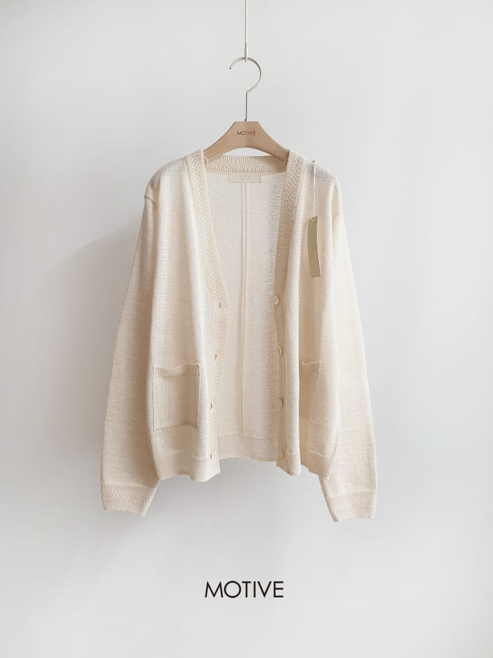 MOTIVE - Korean Children Fashion - #Kfashion4kids - Linen Saint Cardigan - 3