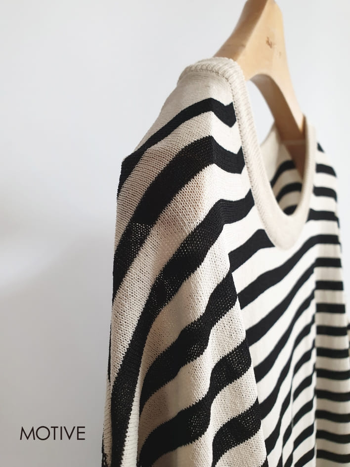 MOTIVE - Korean Children Fashion - #Kfashion4kids - Coco Stripes Tee - 4