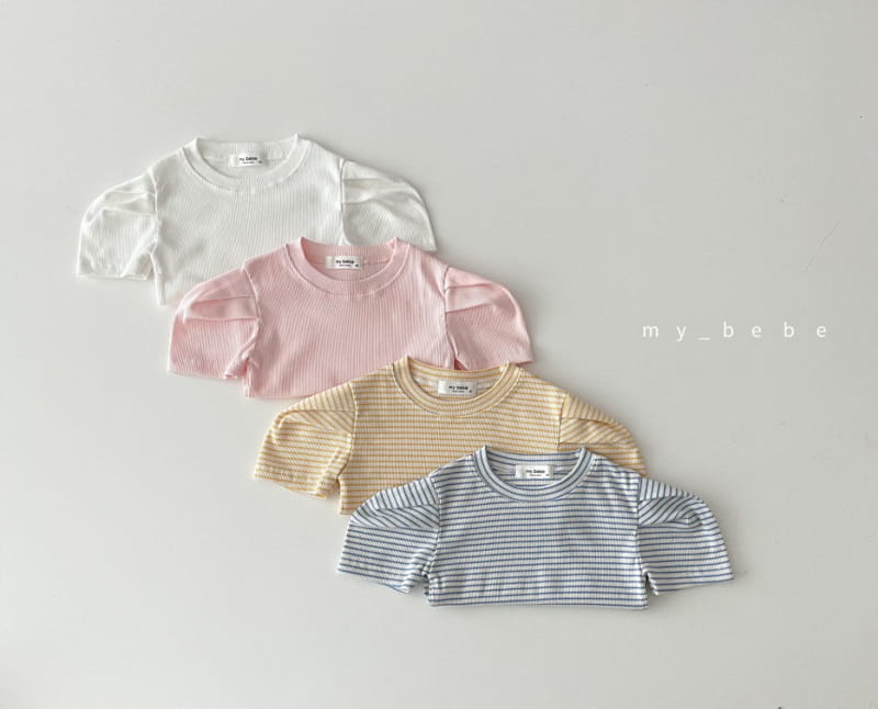 MY BEBE - Korean Children Fashion - #Kfashion4kids - Puff Basic Tee - 2