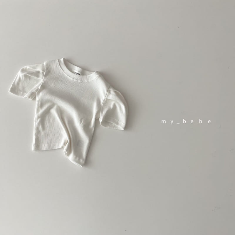 MY BEBE - Korean Children Fashion - #Kfashion4kids - Puff Basic Tee - 3