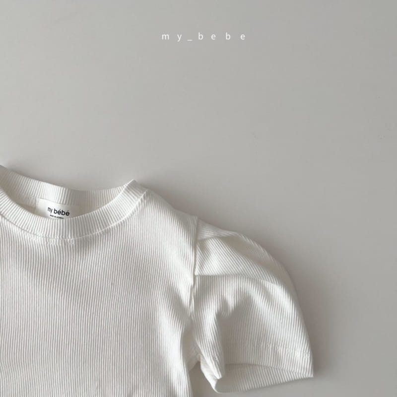 MY BEBE - Korean Children Fashion - #Kfashion4kids - Puff Basic Tee - 5
