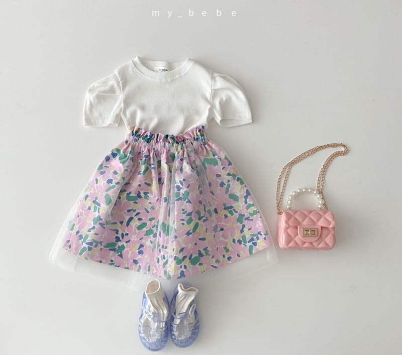 MY BEBE - Korean Children Fashion - #Kfashion4kids - Puff Basic Tee - 9
