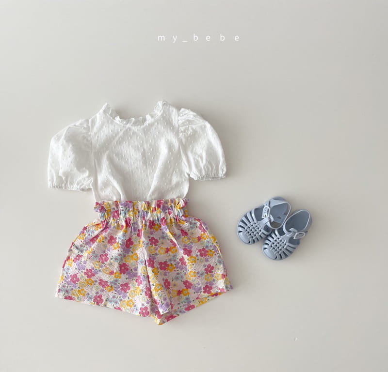 MY BEBE - Korean Children Fashion - #Kfashion4kids - Frill Mimi Top Bottom Set - 7