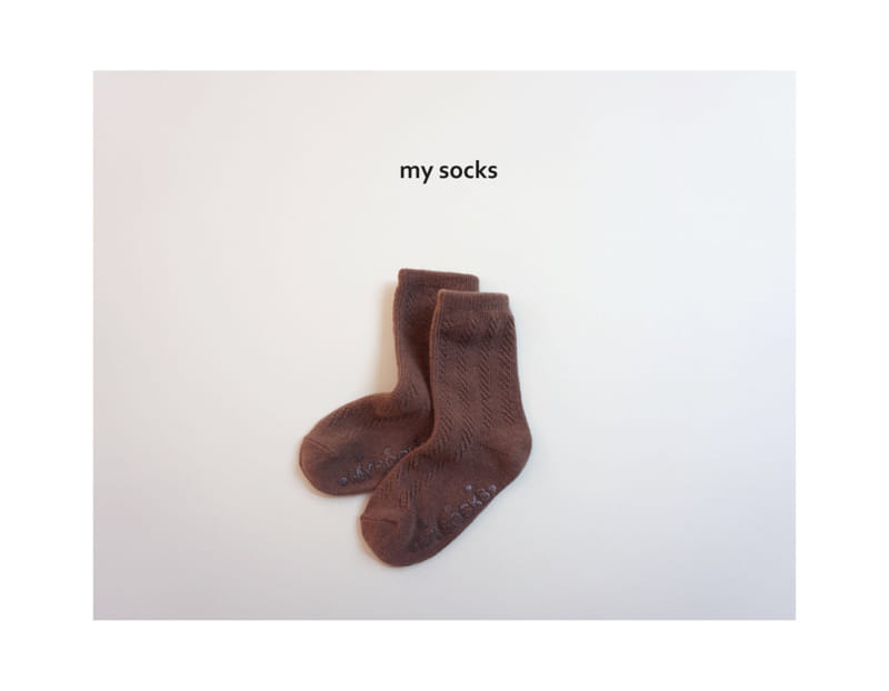 MY SOCKS - Korean Children Fashion - #Kfashion4kids - Olive Socks [set of 3] - 5