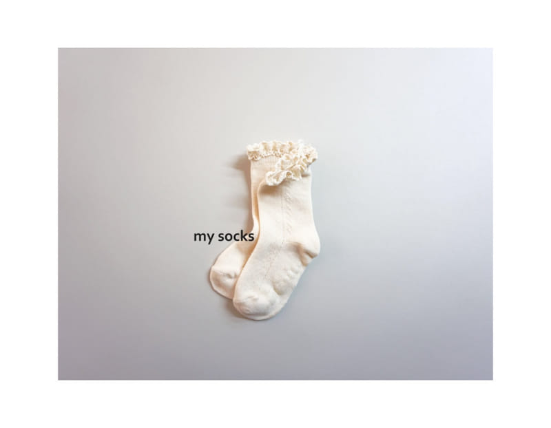 MY SOCKS - Korean Children Fashion - #Kfashion4kids - Persimmon Socks [set of 2] - 2