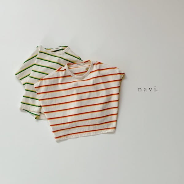 NAVI - Korean Children Fashion - #Kfashion4kids - Roni Stripes Sleeveless Tee - 10