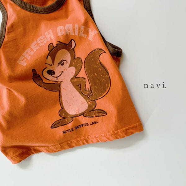 NAVI - Korean Children Fashion - #Kfashion4kids - Squirrel Top Bottom Set - 10