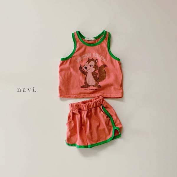 NAVI - Korean Children Fashion - #Kfashion4kids - Squirrel Top Bottom Set - 11