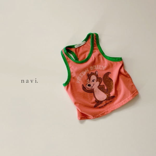 NAVI - Korean Children Fashion - #Kfashion4kids - Squirrel Top Bottom Set - 4