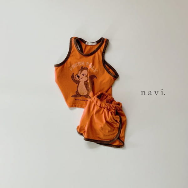 NAVI - Korean Children Fashion - #Kfashion4kids - Squirrel Top Bottom Set - 7
