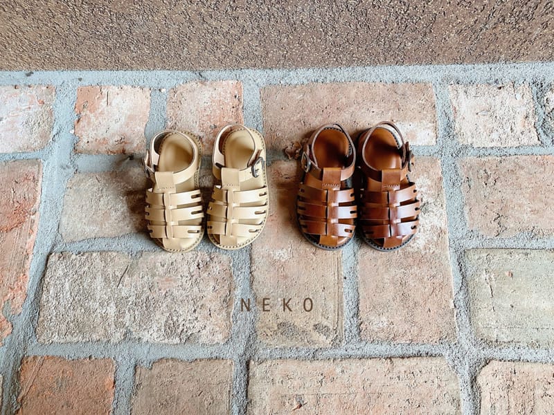 NEKO - Korean Children Fashion - #Kfashion4kids - Nk 822 Beige Meal Sandals - 2