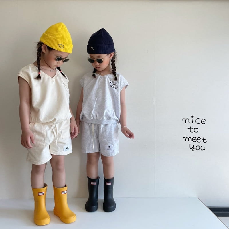 NICE TO MEET YOU - Korean Children Fashion - #Kfashion4kids - Pipi Sleeveless - 10