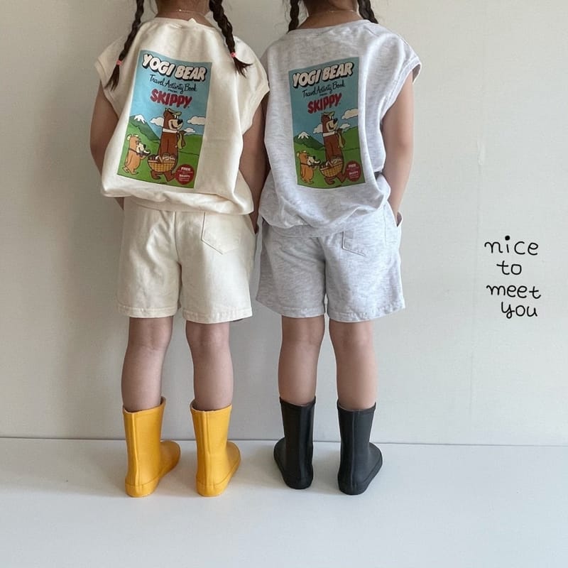 NICE TO MEET YOU - Korean Children Fashion - #Kfashion4kids - Pipi Sleeveless - 11