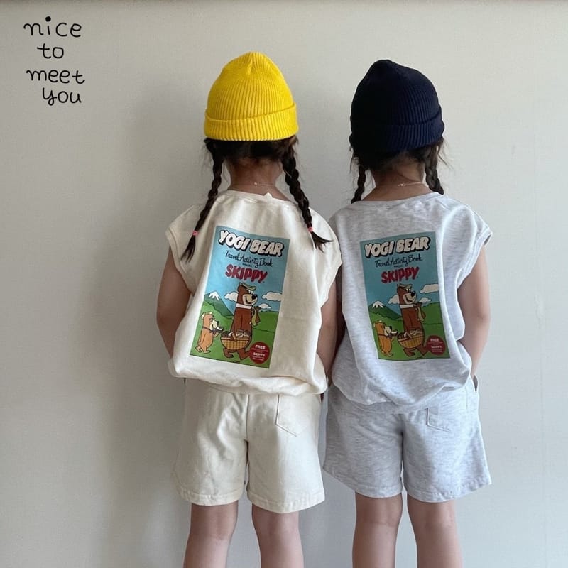 NICE TO MEET YOU - Korean Children Fashion - #Kfashion4kids - Pipi Sleeveless - 2